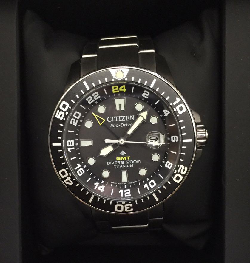 Citizen Gmt Eco Drive Titanium Japan Edition 43mm Men S Fashion Watches On Carousell