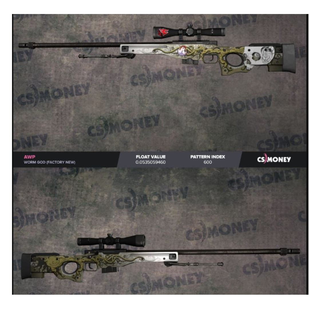 Csgo Awp Worm God Fn Toys Games Video Gaming In Game Products On Carousell
