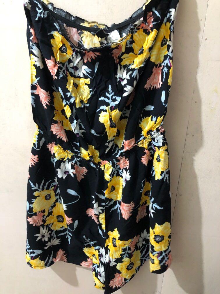 tube romper shorts