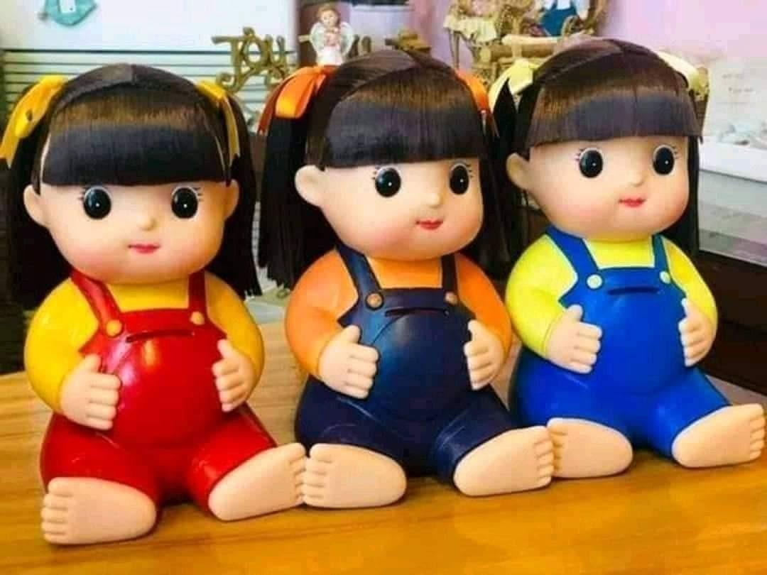 doll coin bank