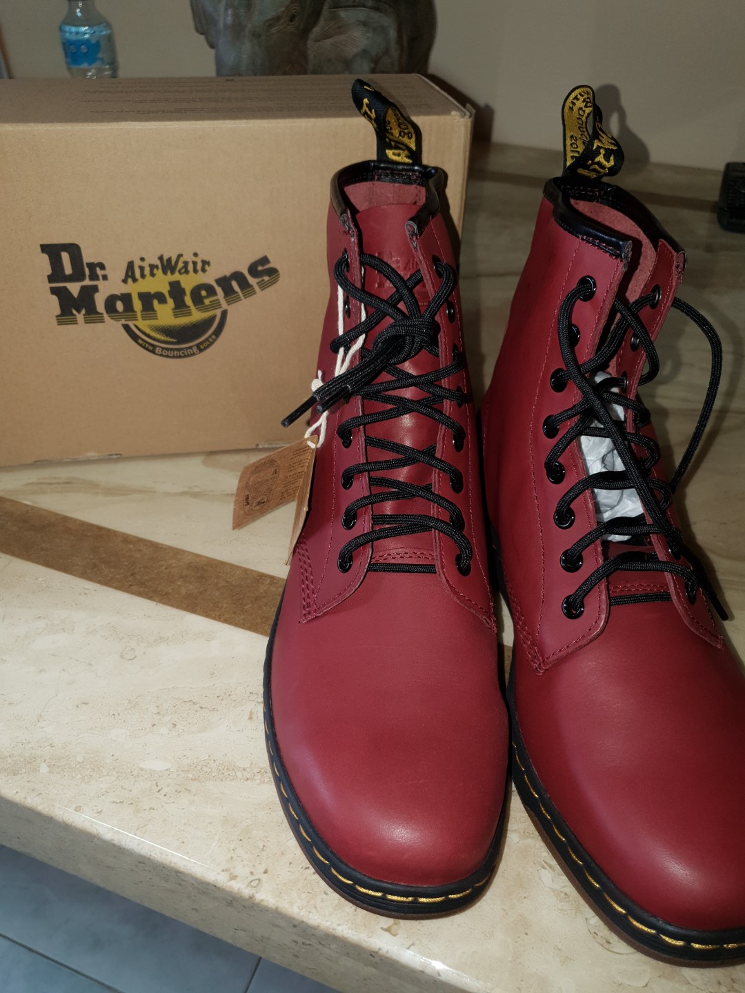 dr martens newton cherry