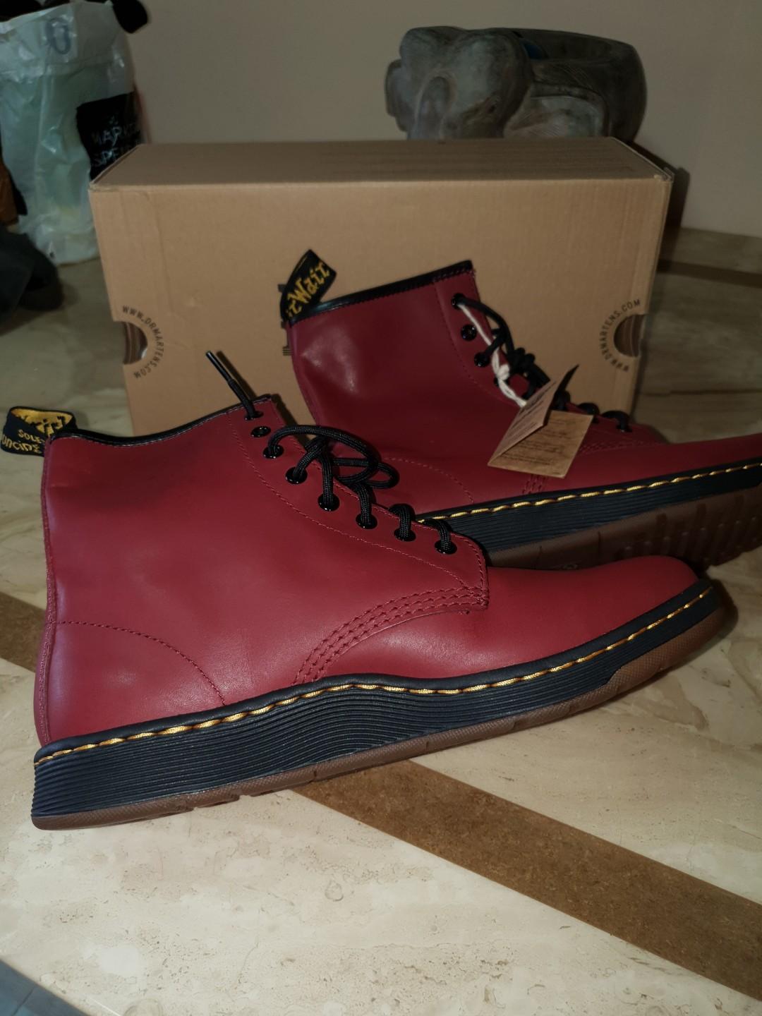 Dr Martens Boots Cherry Red 8 eye Newton