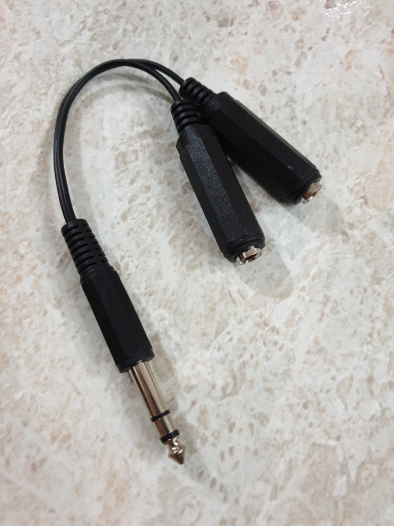 Drum splitter cable (works with Roland VDrums), Hobbies & Toys, Music