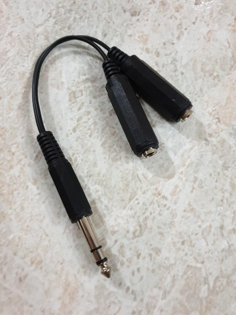 Drum splitter cable (works with Roland VDrums), Hobbies & Toys, Music