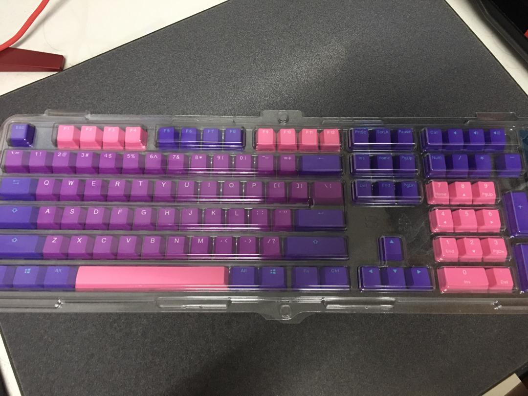 Ducky Ultraviolet Keycaps Tfue Keycaps Computers Tech Parts Accessories Computer Keyboard On Carousell