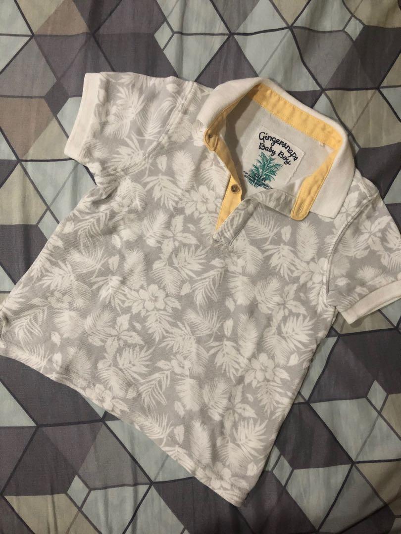 EUC Baby boy polo shirt (Category: Babies & Kids Fashion) located in Taguig. Submitted by Love2Shop (Listing ID 233187644, Image 1). Description: EUC Gingersnaps polo shirt Size 24M MOP via Bpi or Bdo only SF c/o buyer via Lalamove, Grab Express, Fastrack or Logistikus only .