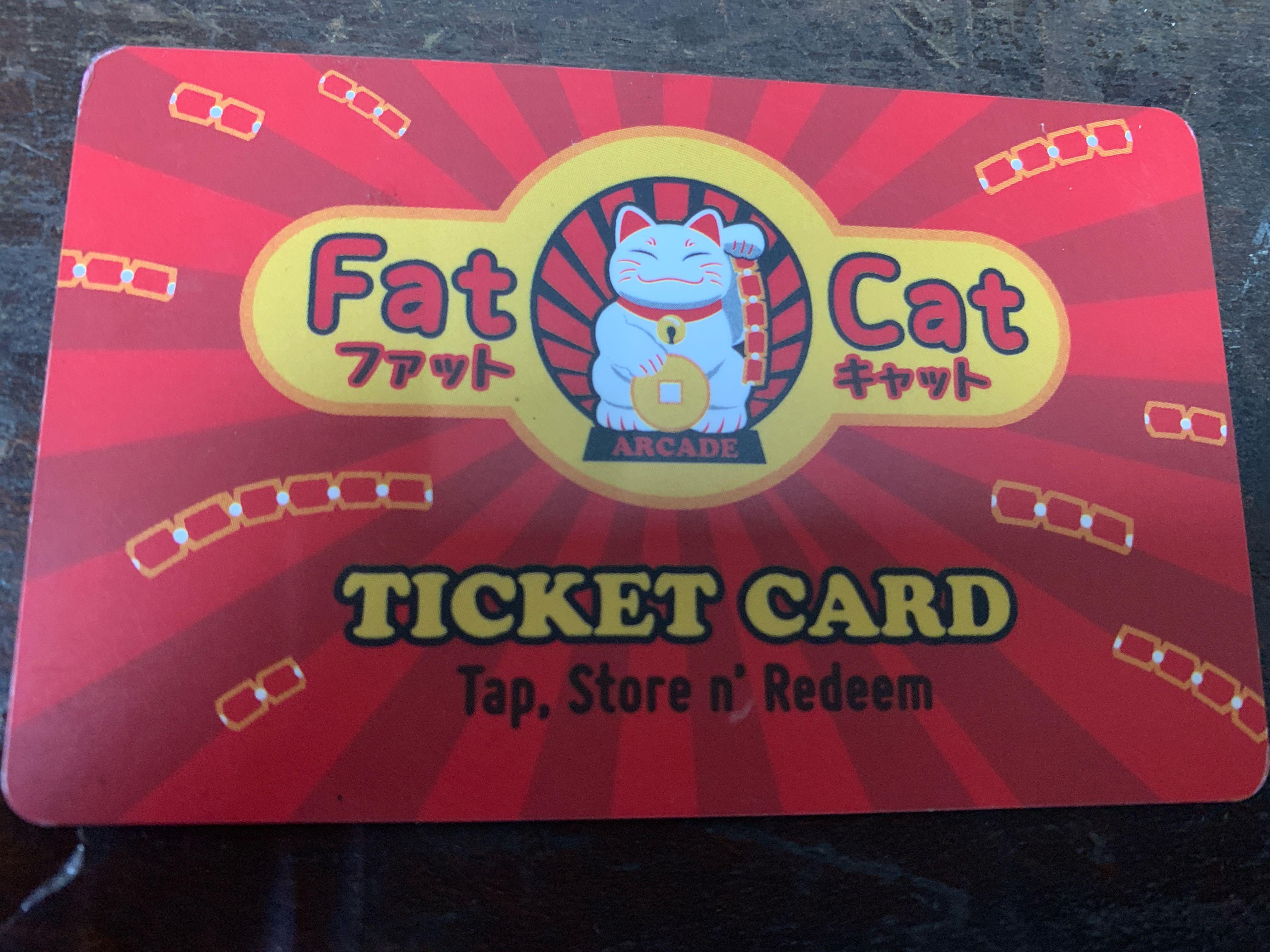 Fatcat Arcade Tickets Entertainment Gift Cards Vouchers On Carousell