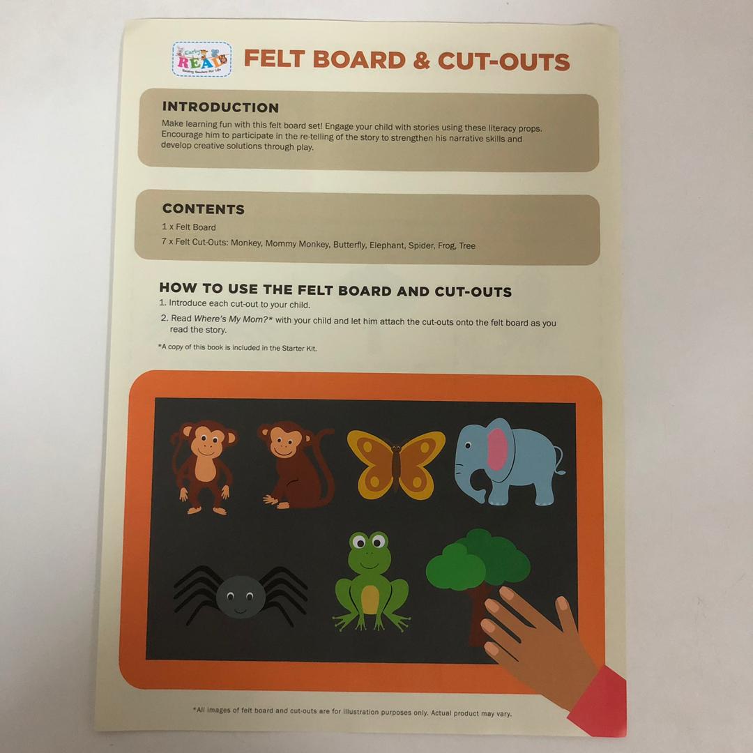 Felt Board & CutOuts (National Library Board), Hobbies & Toys, Toys