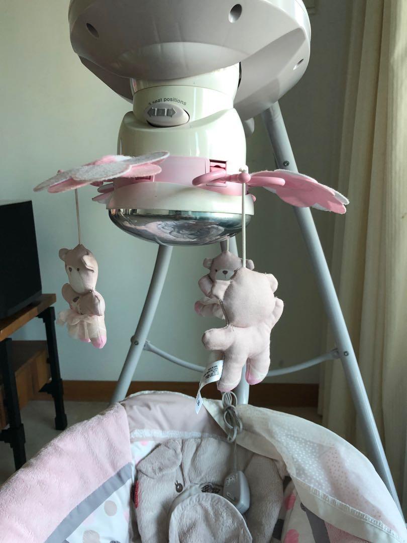 Fisher price deals pink bear swing