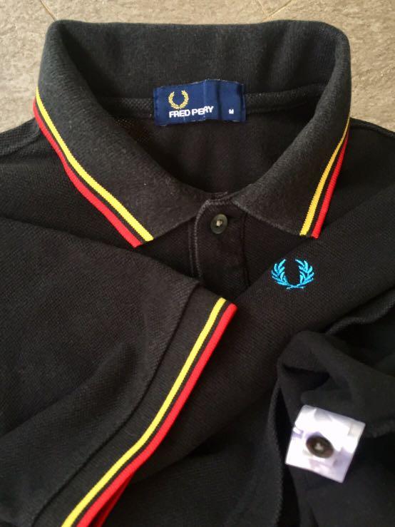 yellow and black fred perry jacket