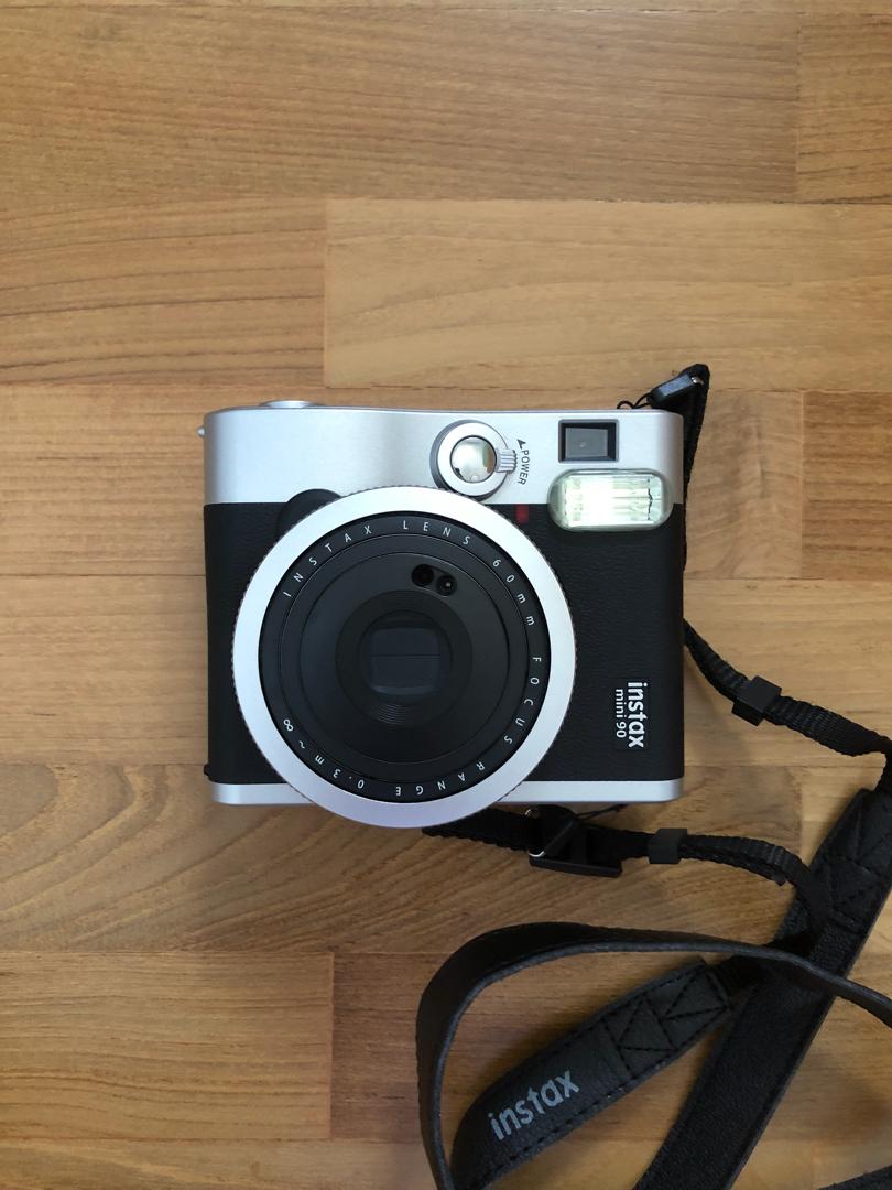 Fujifilm Instax Mini 90 Neo Classic Polaroid Camera Photography Cameras Others On Carousell