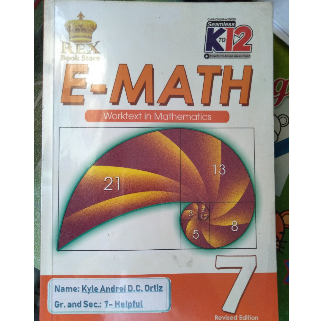 Grade 7 math, Hobbies & Toys, Books & Magazines, Textbooks on Carousell