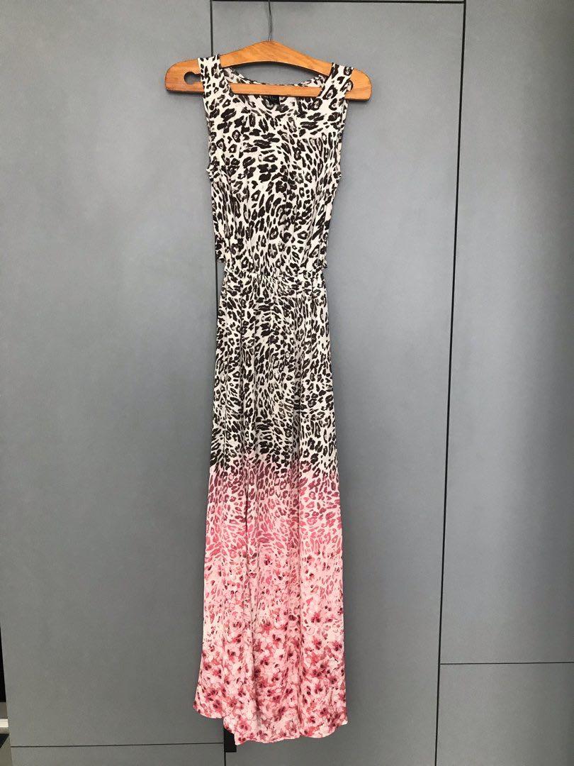 leopard print maxi