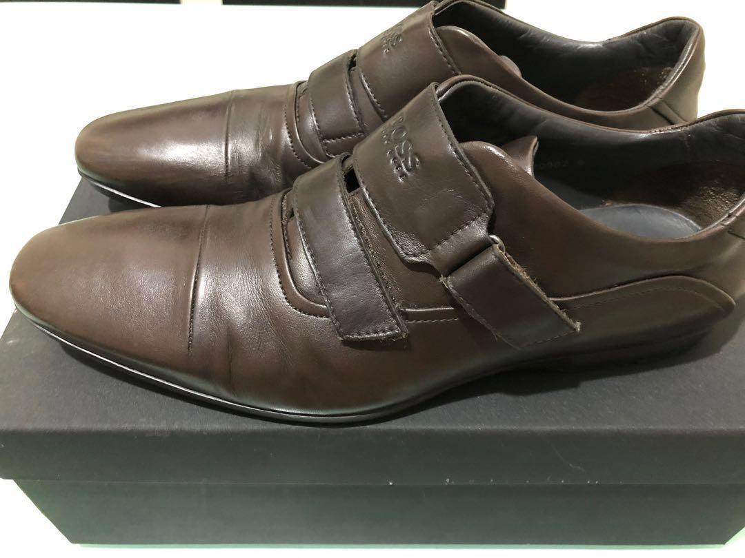 boss leather shoes