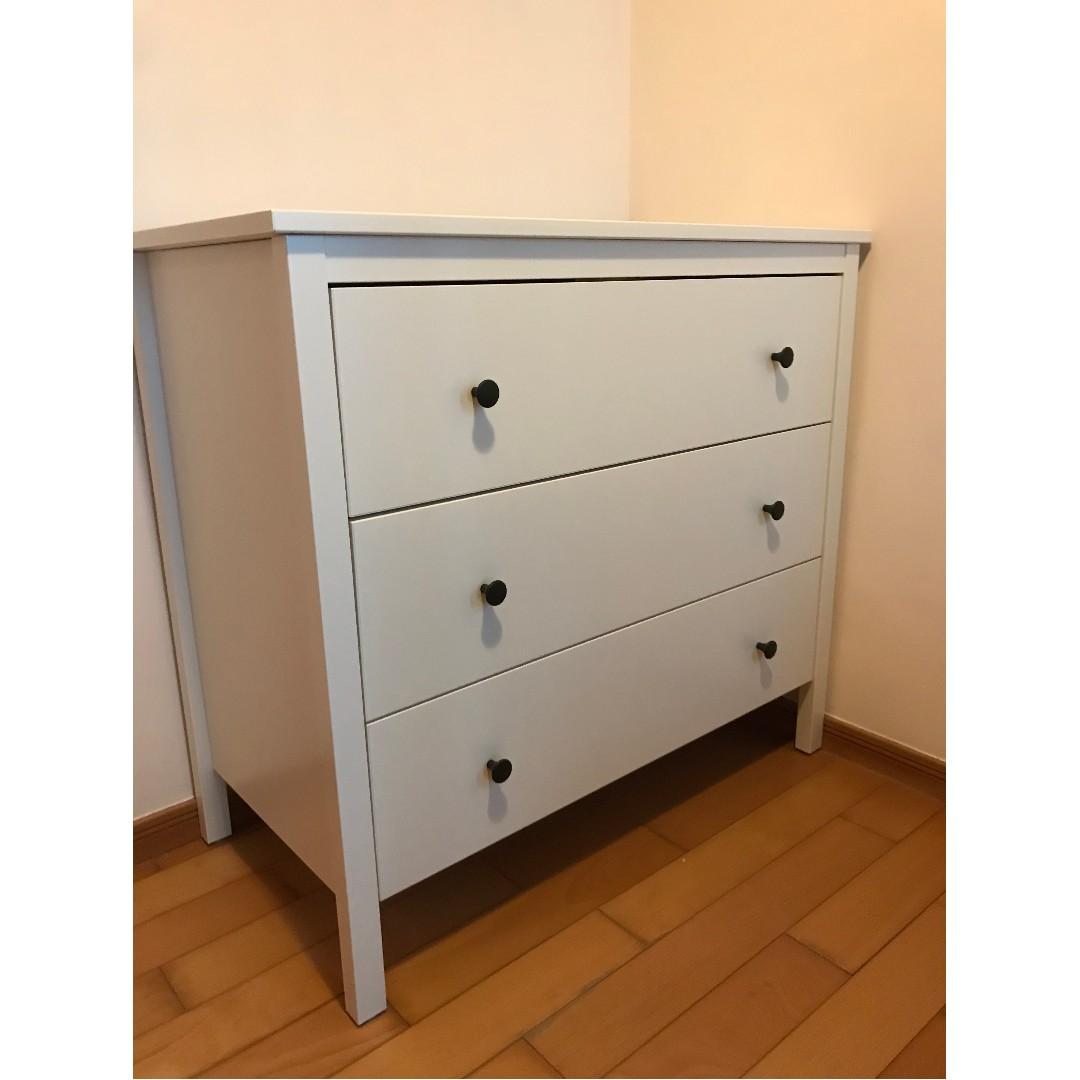 white baby chest of drawers