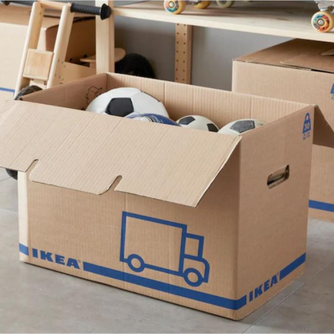 Ikea Moving Boxes Jattene Everything Else On Carousell