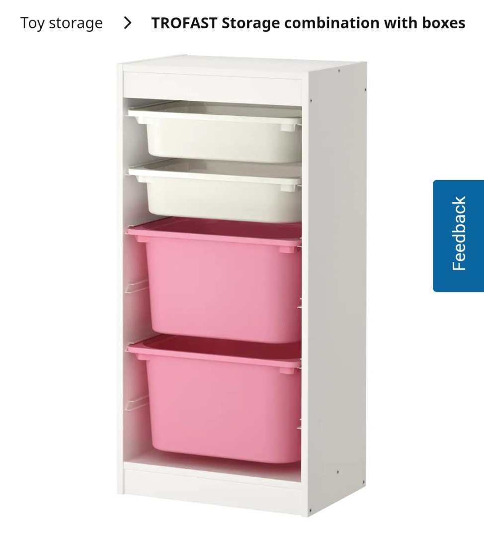 Ikea Trofast Storage, Furniture & Home Living, Home Improvement