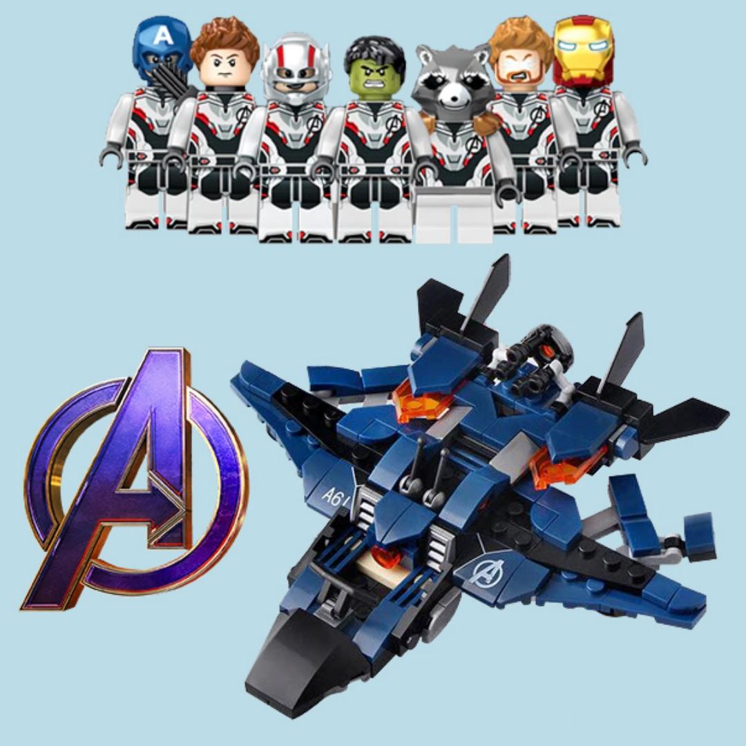 Lego Like Marvel Avengers Endgame Iron Man Captain America Thor Set 7 Figures Toys Games Toys On Carousell