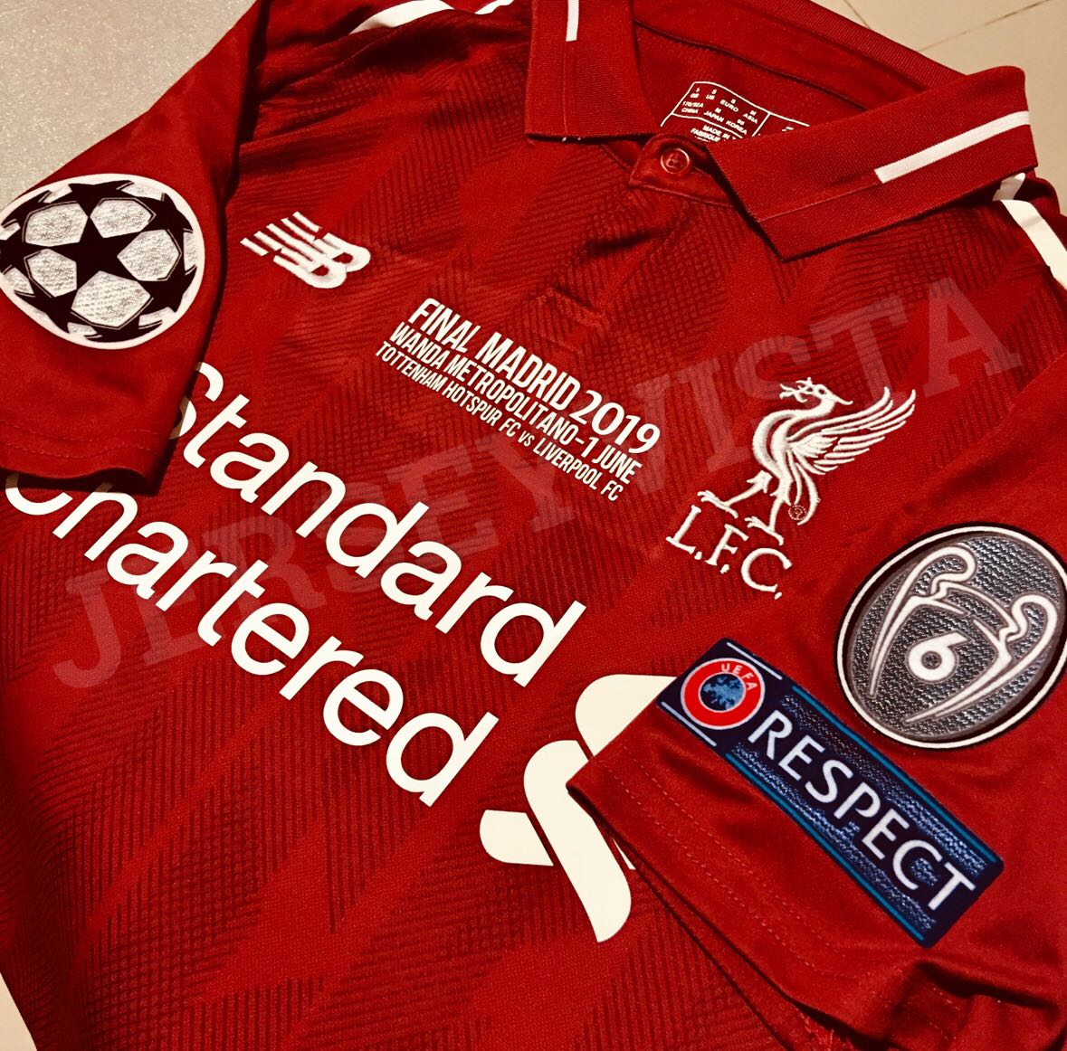 liverpool jersey with champions league patch