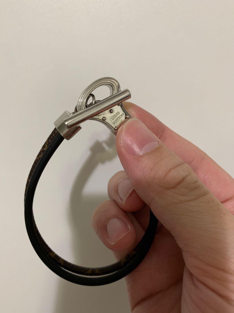 Louis Vuitton Archive Double Leather Bracelet (PRICE REDUCED), Luxury,  Accessories on Carousell