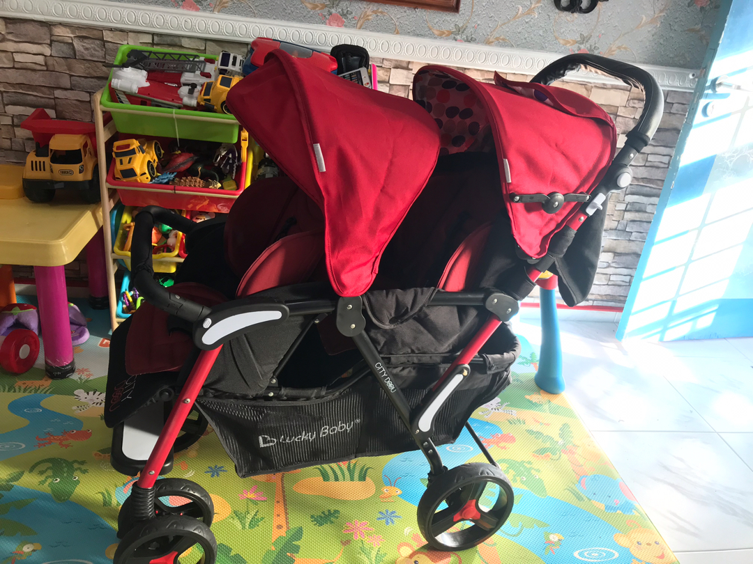 Lucky baby deals twin stroller
