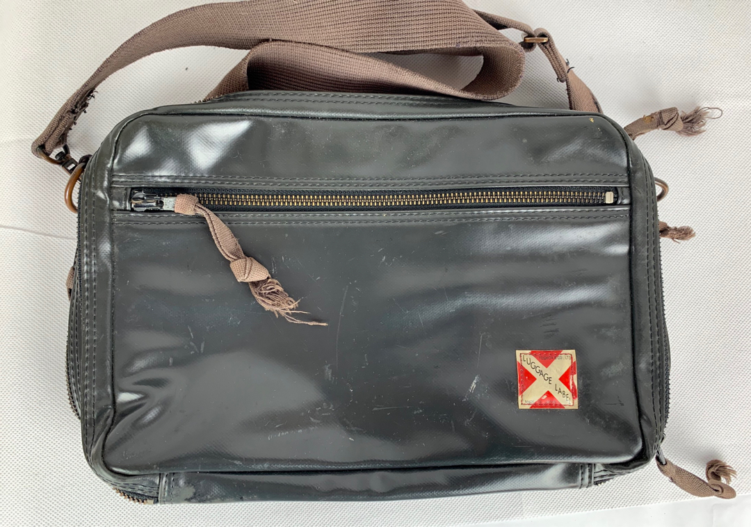 Luggage label sling bag sales