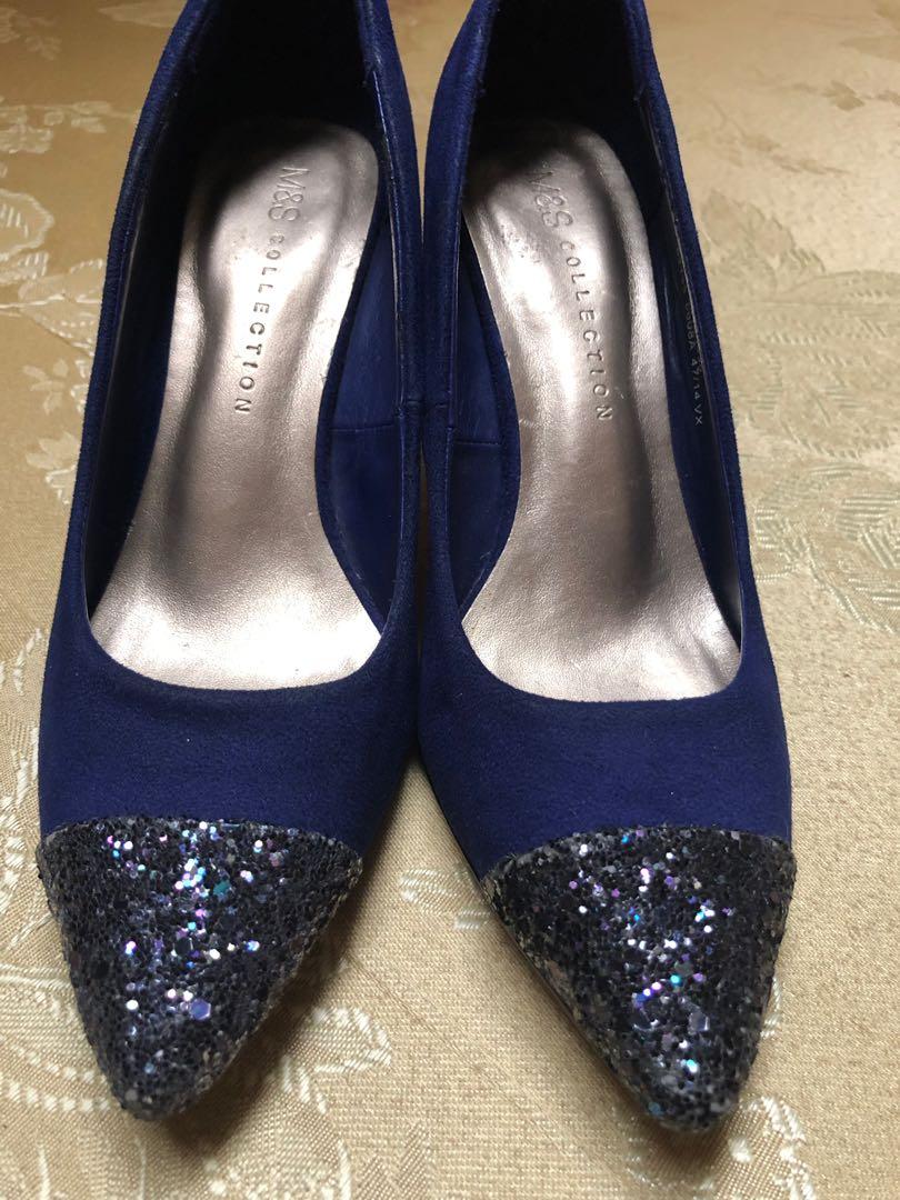 marks and spencer silver shoes
