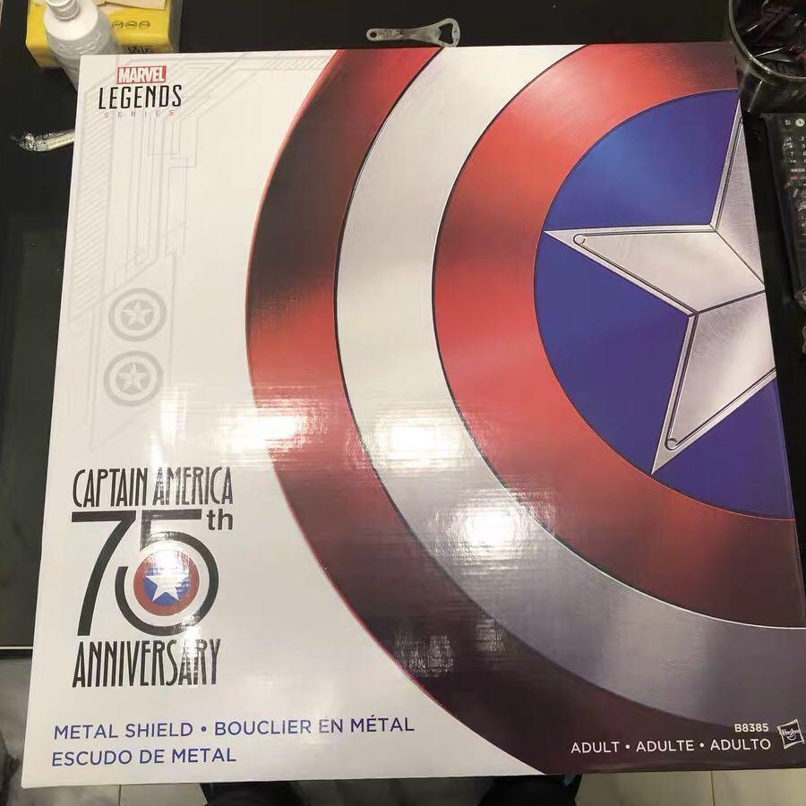 Marvel legends captain america 75th anniversary metal shield on sale