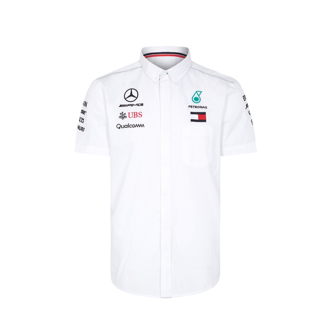 Mercedes AMG Petronas F1 Men Team Corporate Shirt, Men's Fashion, Tops