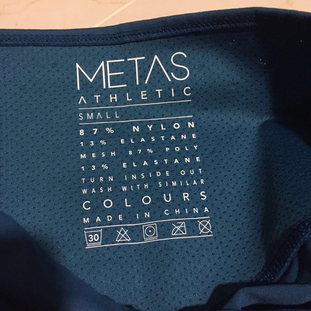 Metas Athletic Ink Fusion Women Small Full Length Leggings Sports Sports Apparel On Carousell