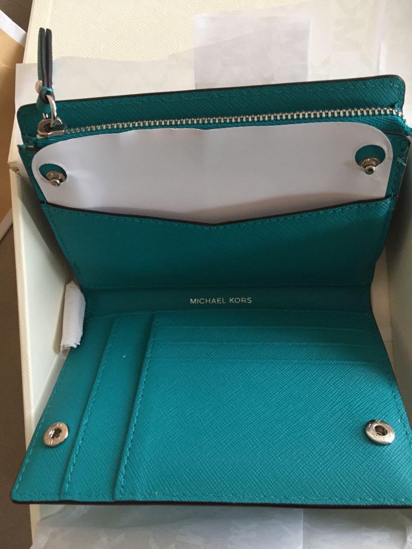 Michael kors store blue flower purse