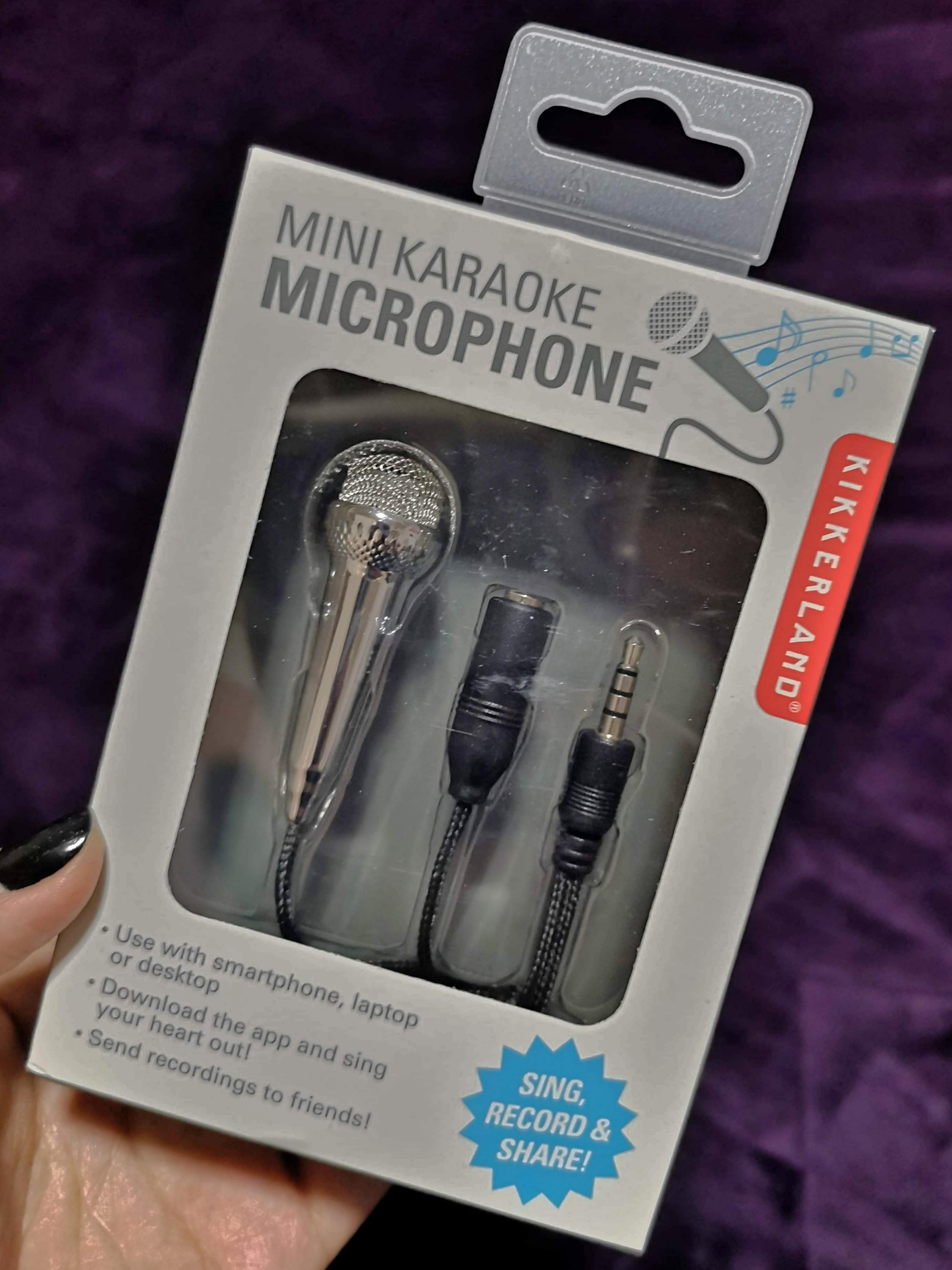 Mini Karaoke Microphone – Kikkerland Design Inc