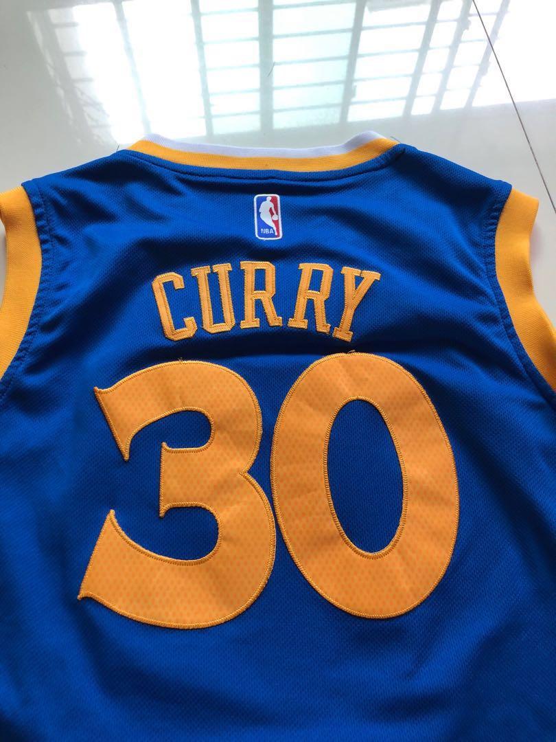 curry jersey youth large