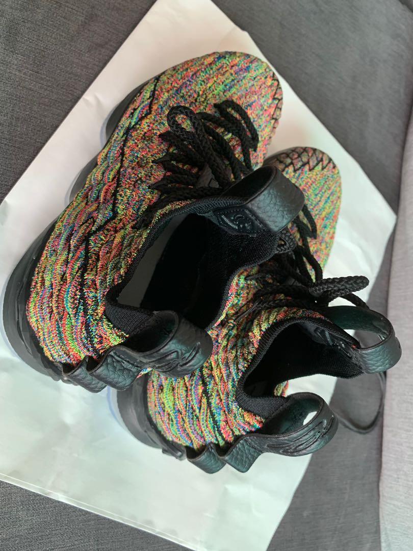 Nike LeBron 15 MultiColor Grade School Basketball Shoes