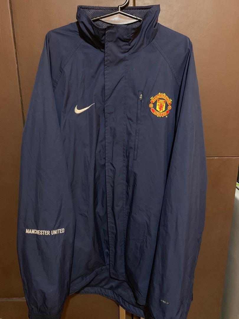 manchester united jacket blue