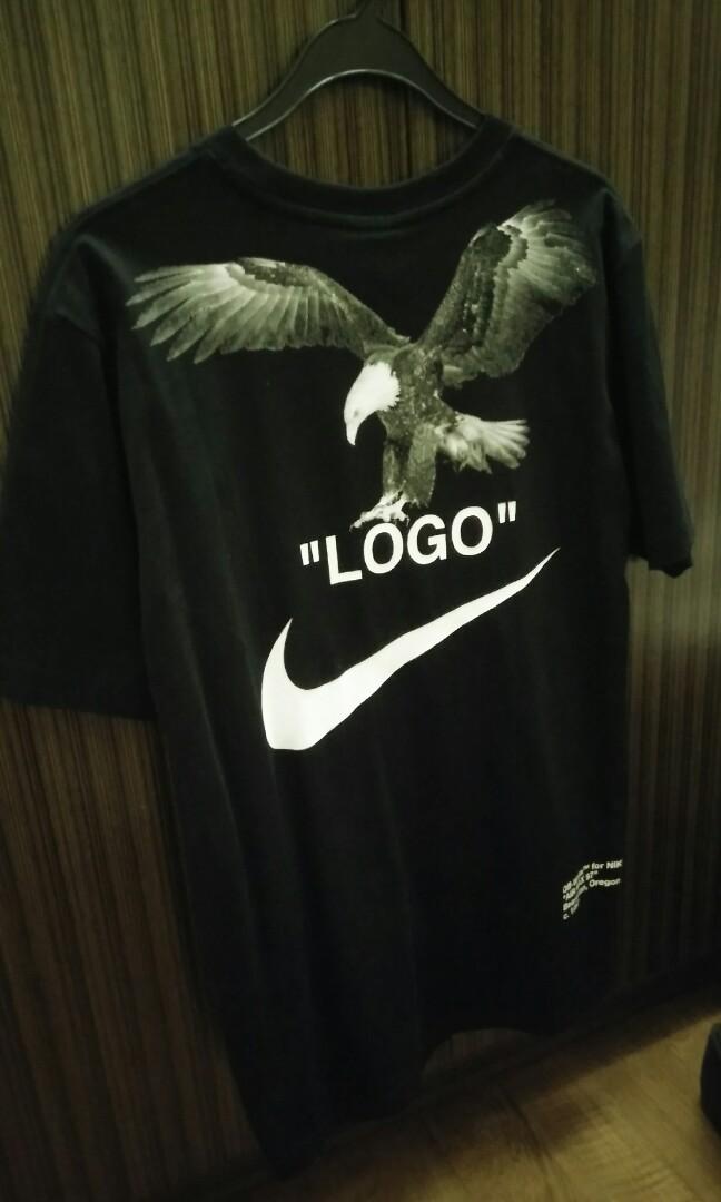 off white nike logo t shirt eagle