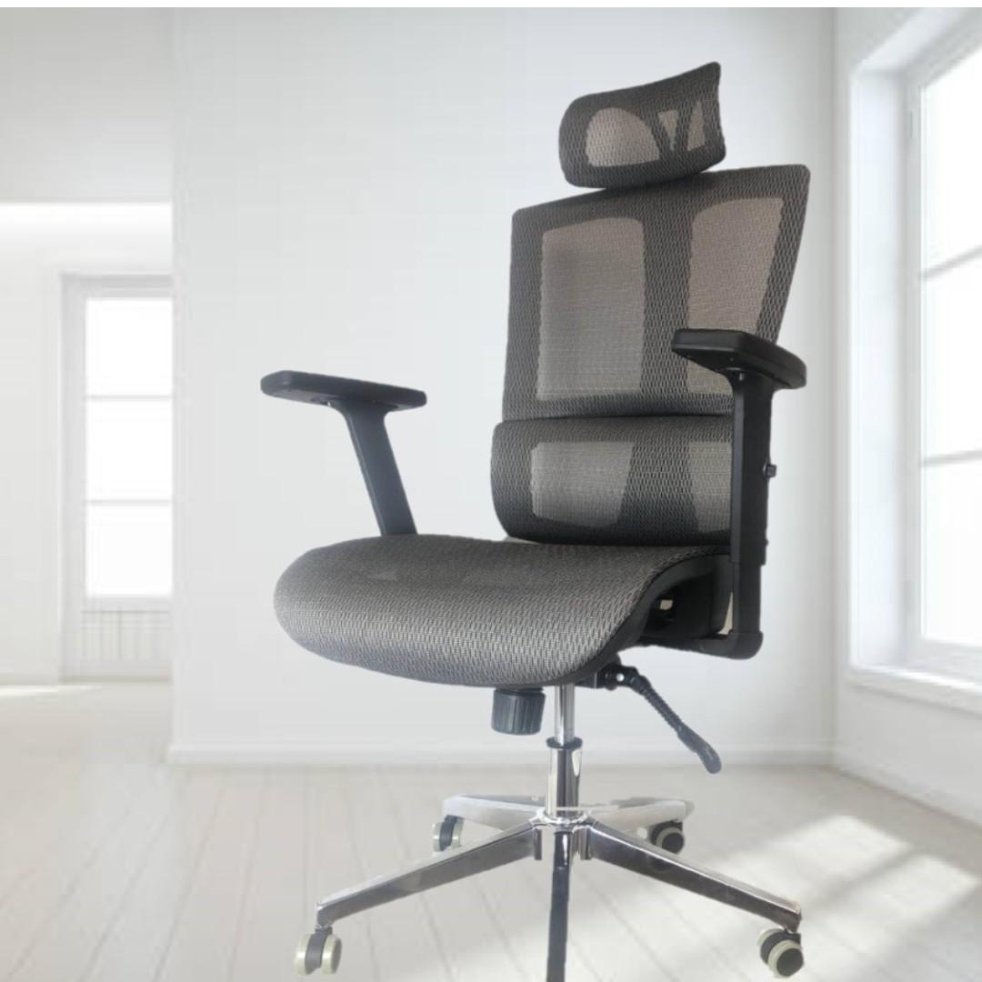 Office Chair Mesh Body Ergonomic Design Furniture Tables Chairs On Carousell