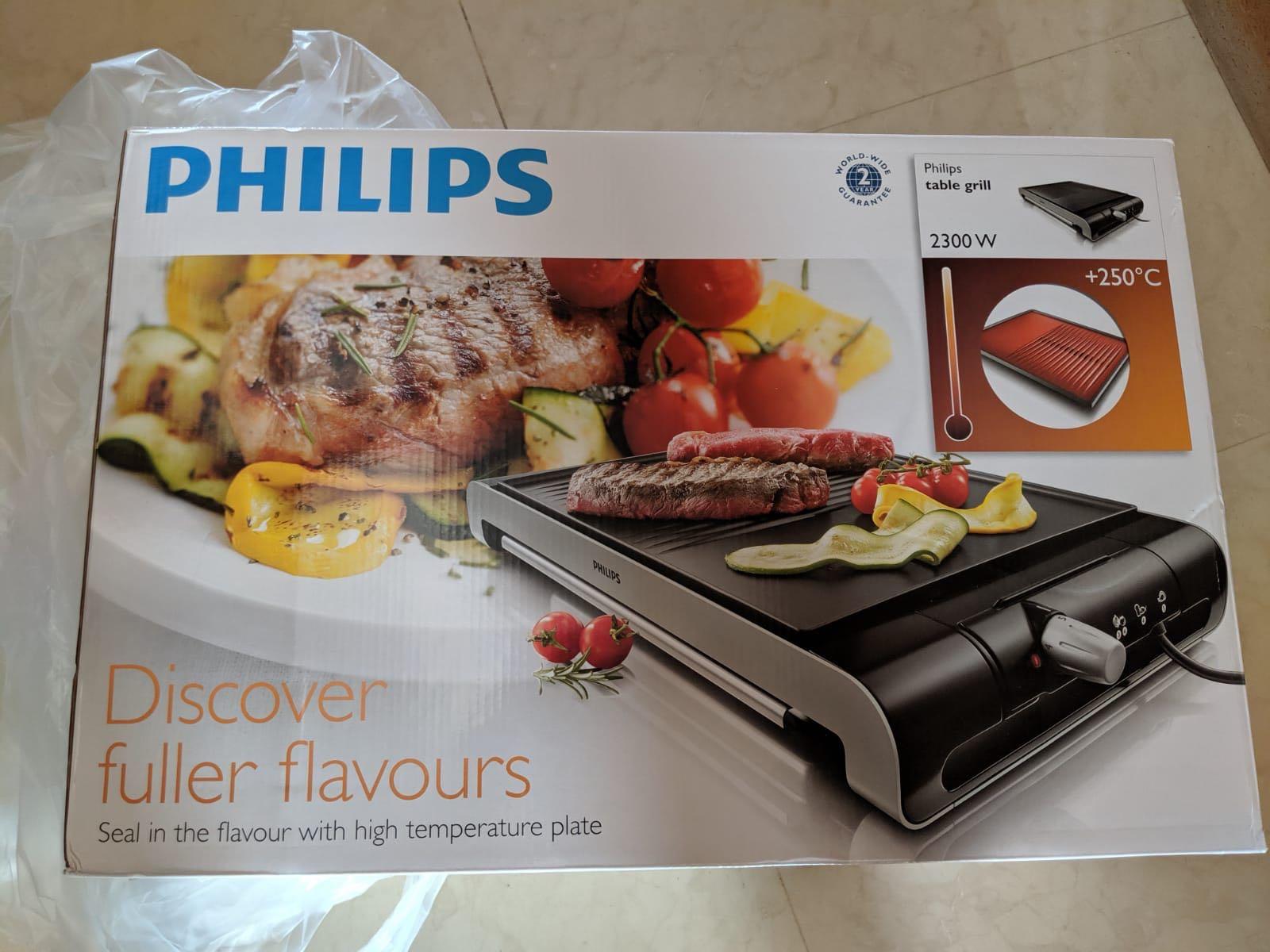 Philips indoor grill, TV & Home Appliances, Kitchen Appliances, BBQ