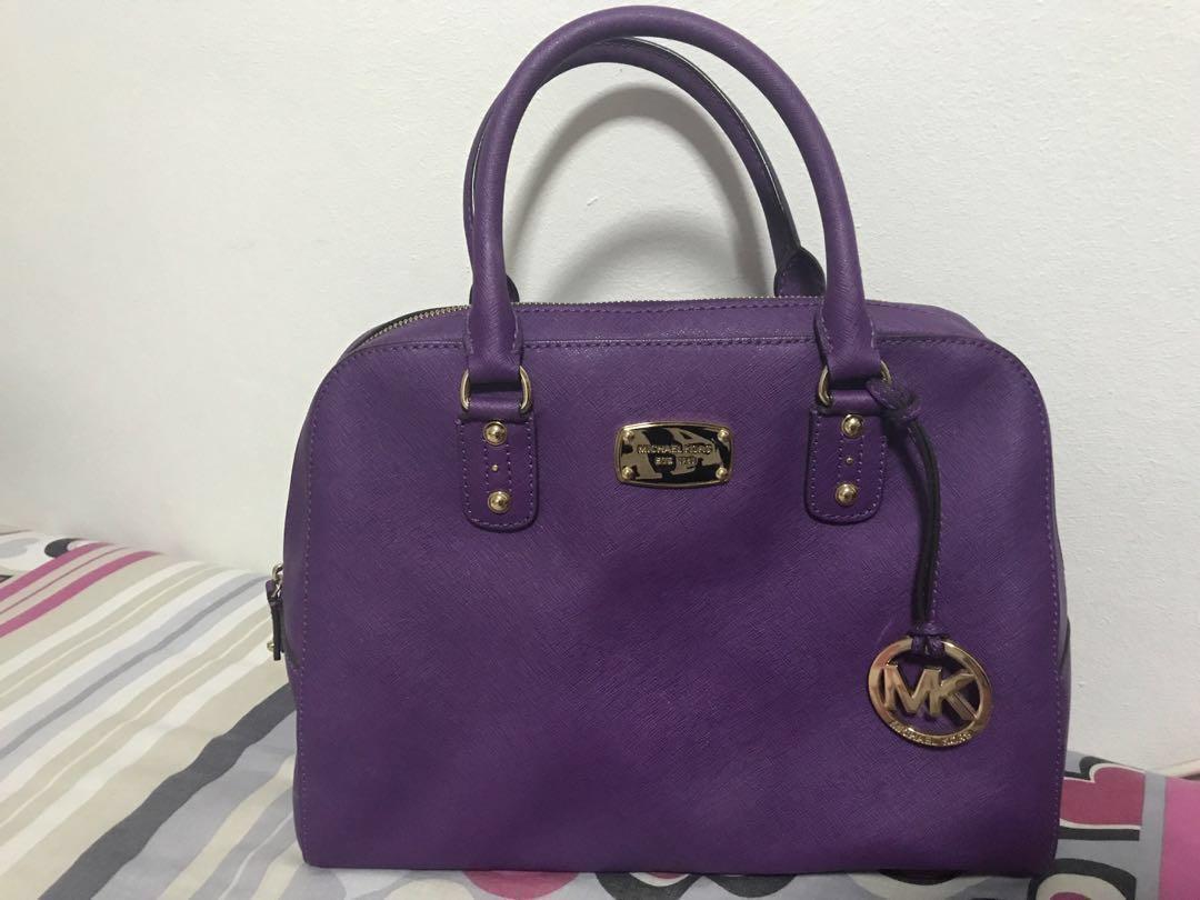michael kors handbags purple