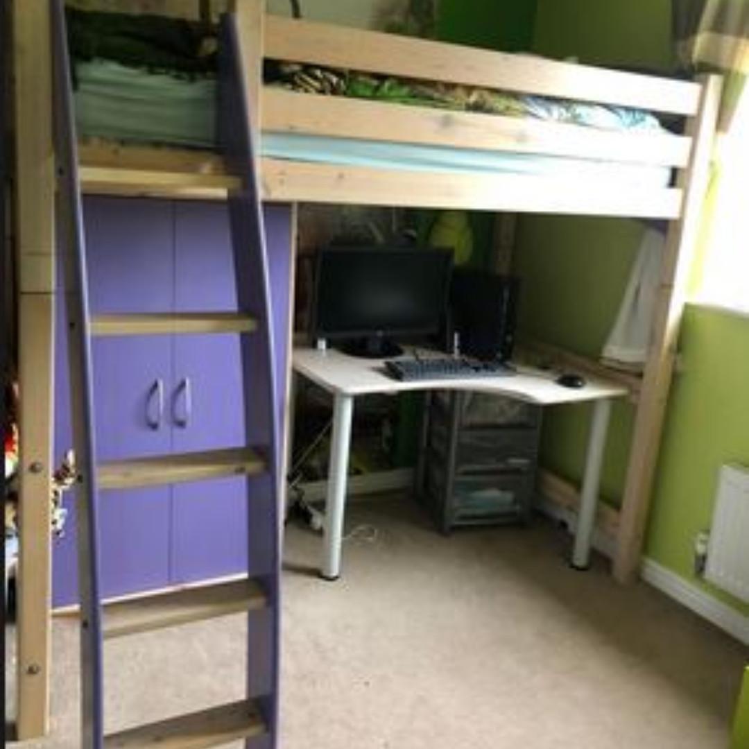 high sleeper single bed