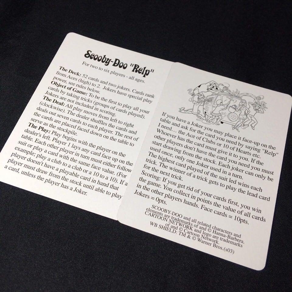 Scooby Doo playing cards, Hobbies & Toys, Toys & Games on Carousell