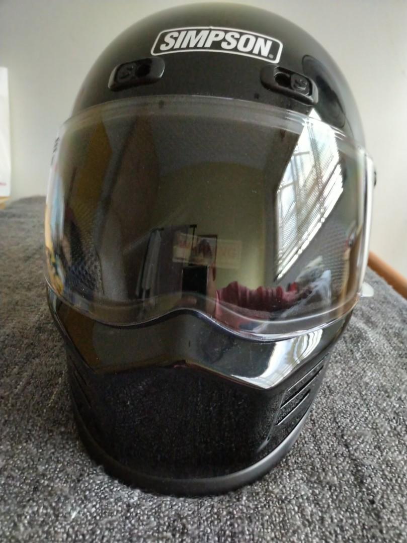 Simpson street cheap bandit motorcycle helmet