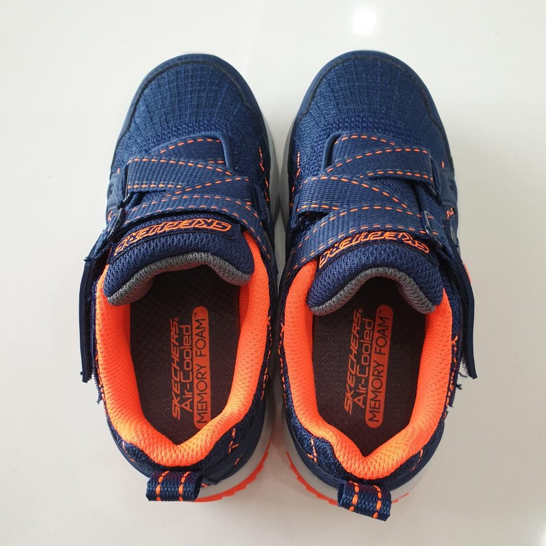 Skechers Air-Cooled Memory Foam Shoes Sneakers for Toddlers Kids Children,  Babies u0026 Kids, Babies u0026 Kids Fashion on Carousell