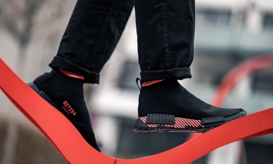 adidas nmd cs1 black red