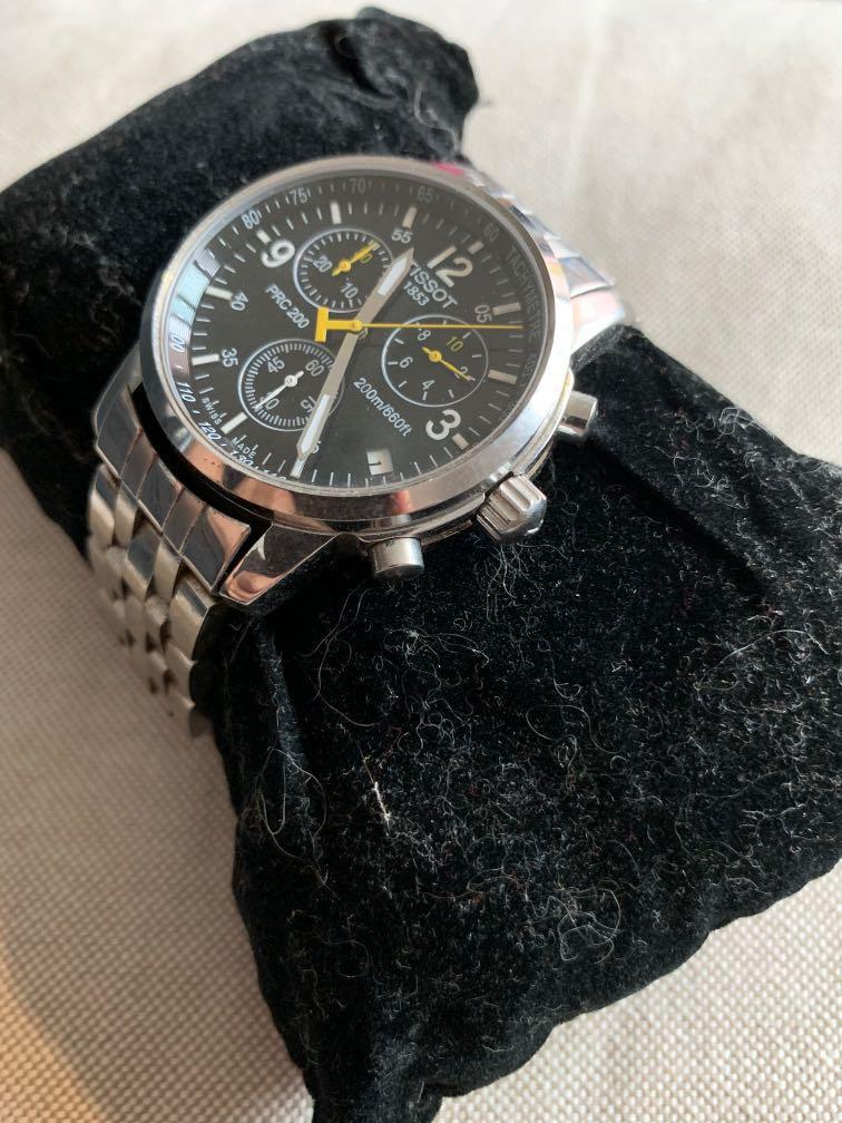 Tissot Men s PRC 200 choreograph steel watch RM 500