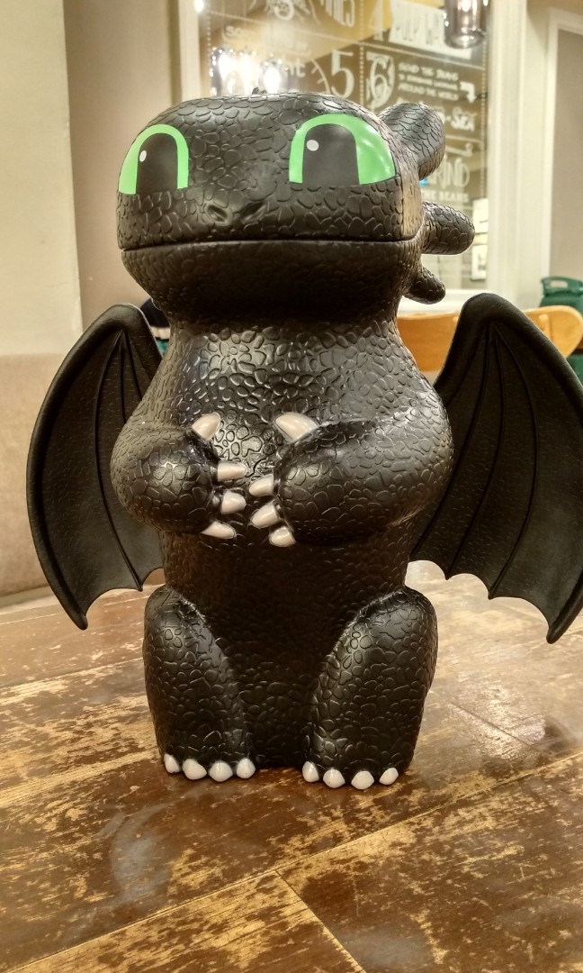Toothless popcorn bucket, Everything Else on Carousell