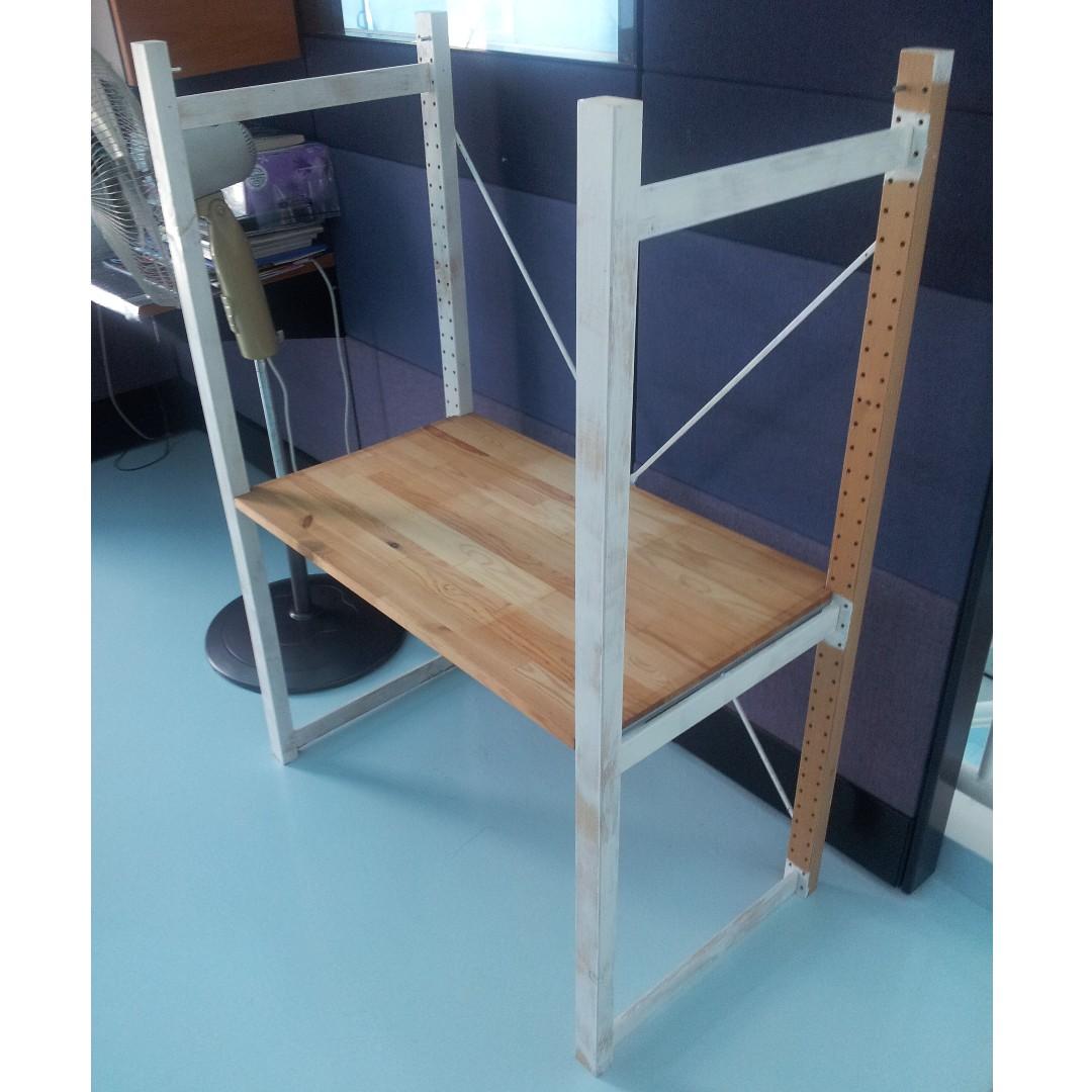 Used IKEA IVAR wooden adjustable shelf, Furniture & Home Living