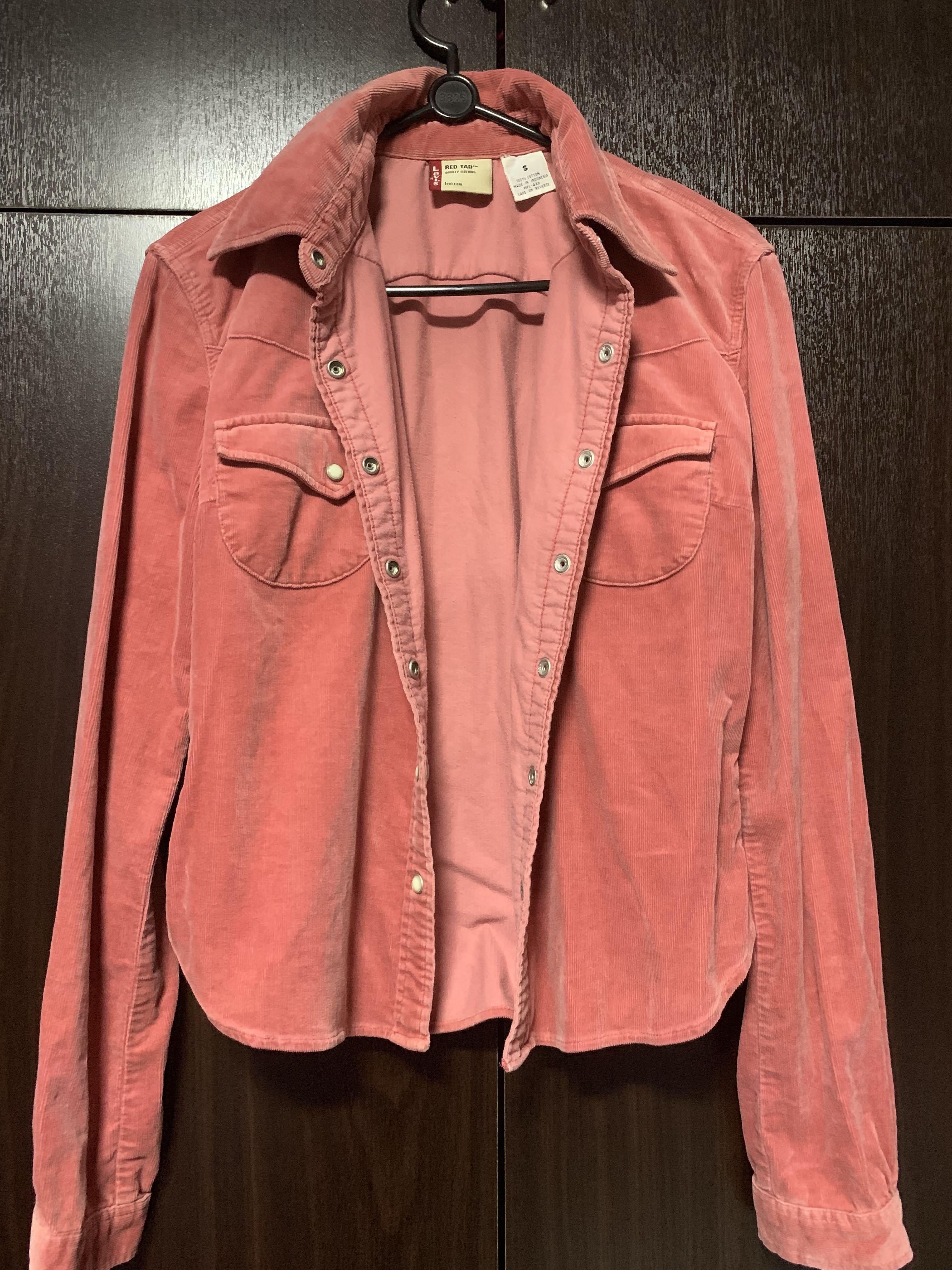 pink levis jacket