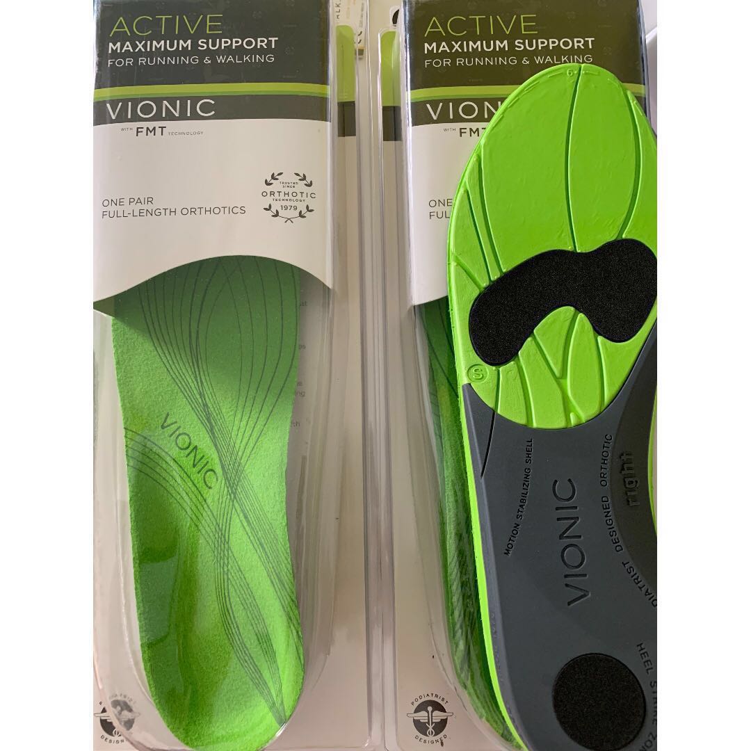 Vionic Orthotic Insoles Maximum support for Plantar Fasciitis