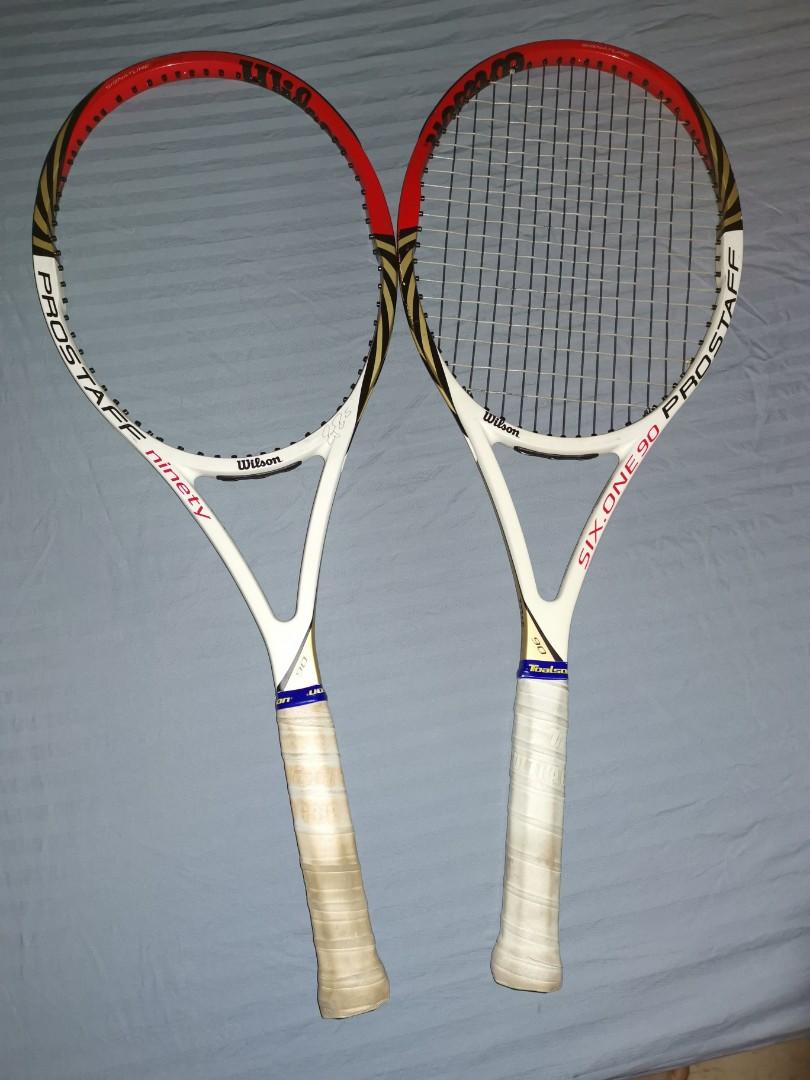 Reduced Tennis Racquet Wilson Pro Staff Six One 90 Blx Sports Sports Games Equipment On Carousell